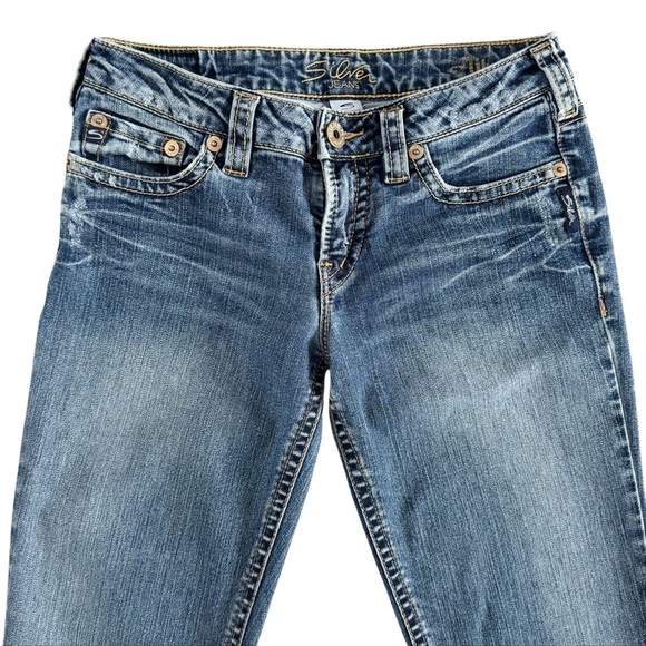 Silver Jeans Women's Boot Cut Denim - Classic Blue - Picture 2 of 13